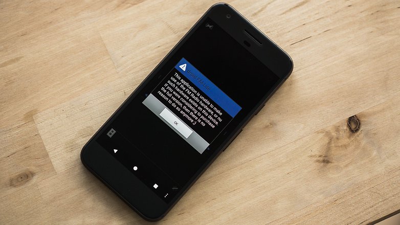 AndroidPIT radio fm error message