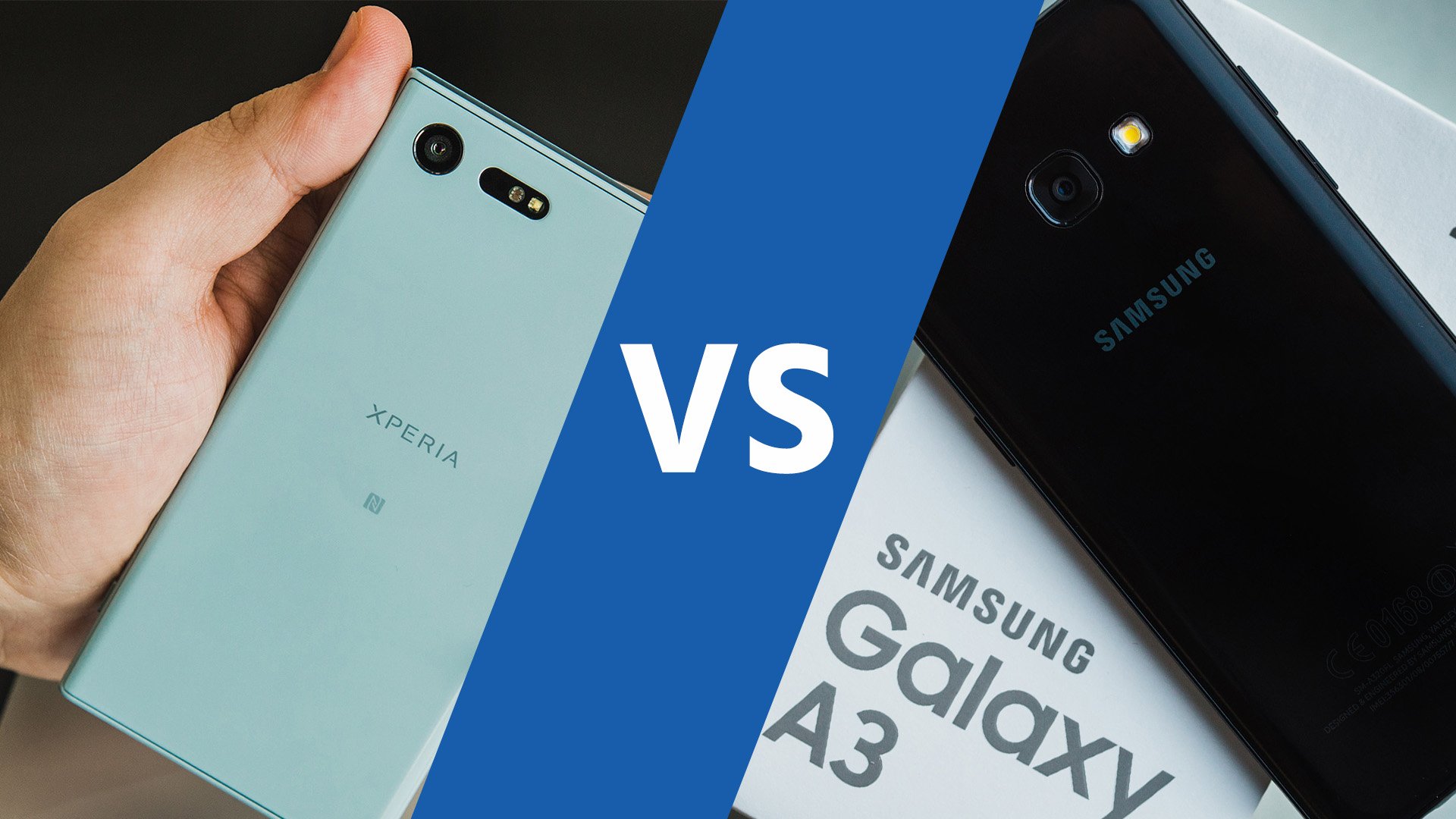 Sony Xperia X Compact vs Samsung Galaxy A3 (2017): small 