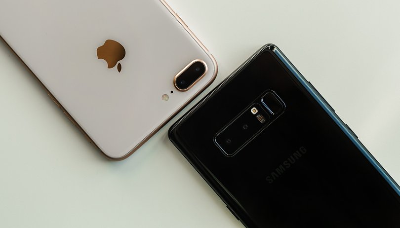 iphone 8 plus vs samsung note 10 lite