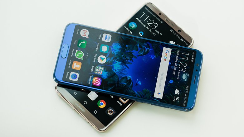 AndroidPIT honor view 10 vs huawei mate 10 pro 9134