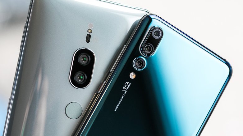 AndroidPIT Huawei P20 Pro vs Sony Xperia XZ2 Premium 8791