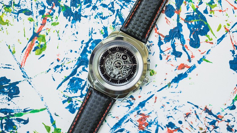 AndroidPIT mykronoz zetime smartwatch hybrid watch 4971