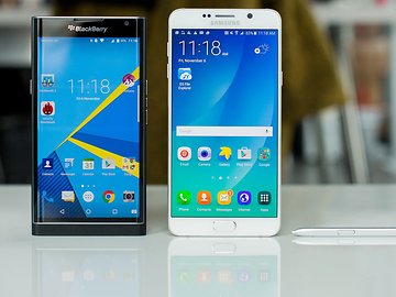 BlackBerry Priv vs. Samsung Galaxy Note 5: Ist eine Tastatur besser als der S Pen?