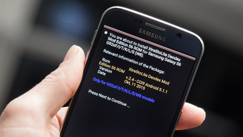 AndroidPIT Galaxy S6 установить пользовательский ROM