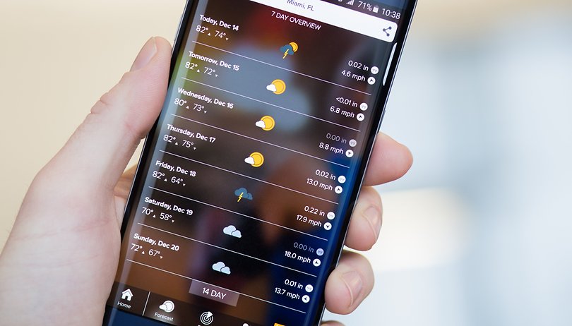 MORECAST weather app: the most accurate forecasts in the world | AndroidPIT