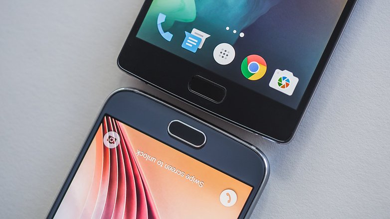androidpit samsung Galaxy S6 vs OnePlus 5