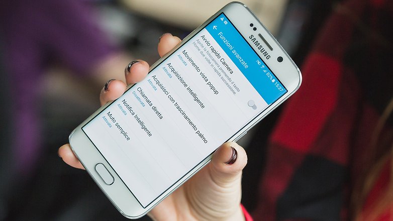 AndroidPIT IT Galaxy S6 Edge settings 1774