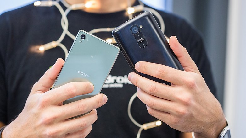 AndroidPIT XPERIA Z3 VS LG G2 4