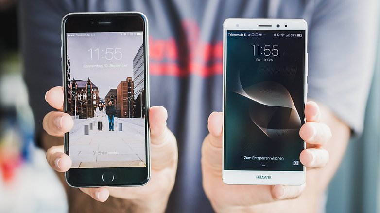 androidpit Huawei Mate S vs iPhone 6 Plus 14