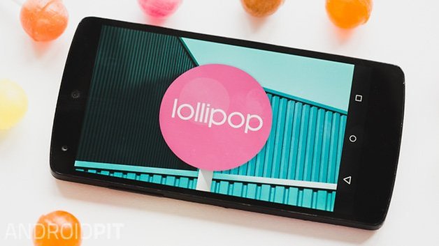 The Android interface lollipop pink lol