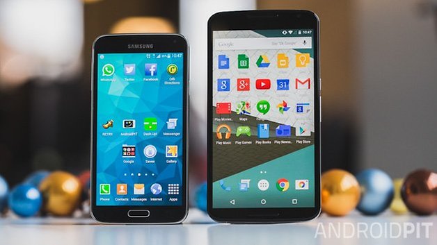 Nexus6 vs SamsungGalaxy S5 1