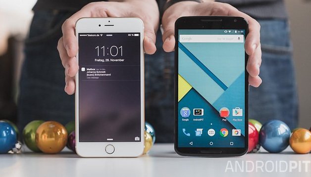 Comparatif : Nexus 6 vs iPhone 6 Plus, lequel est le meilleur ?