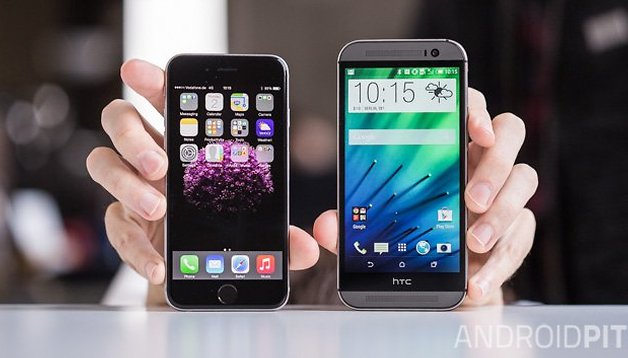 Htc One M8 Vs Iphone 6 Comparison The Full Metal Clash Nextpit