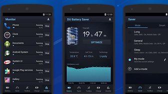 du battery saver app shuts off alarm