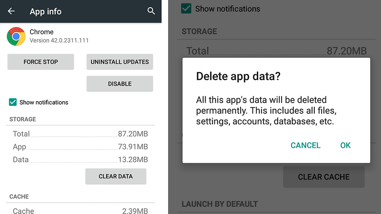 Delete or disable apps on android