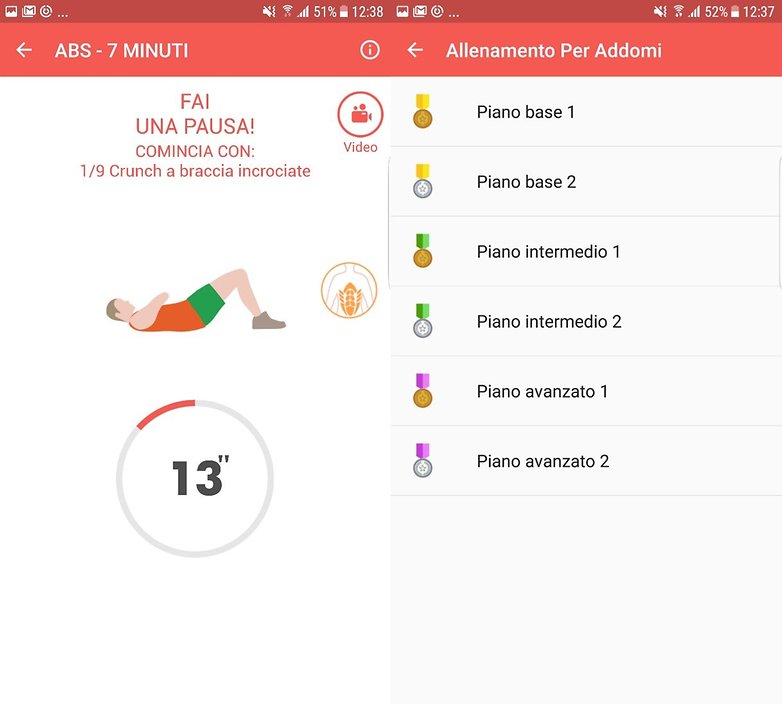 Addominali 7min