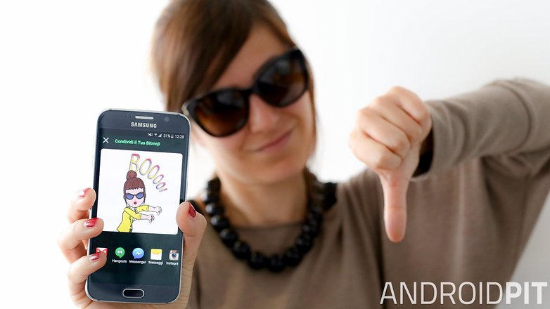 AndroidPIT smartphone Bitmoji