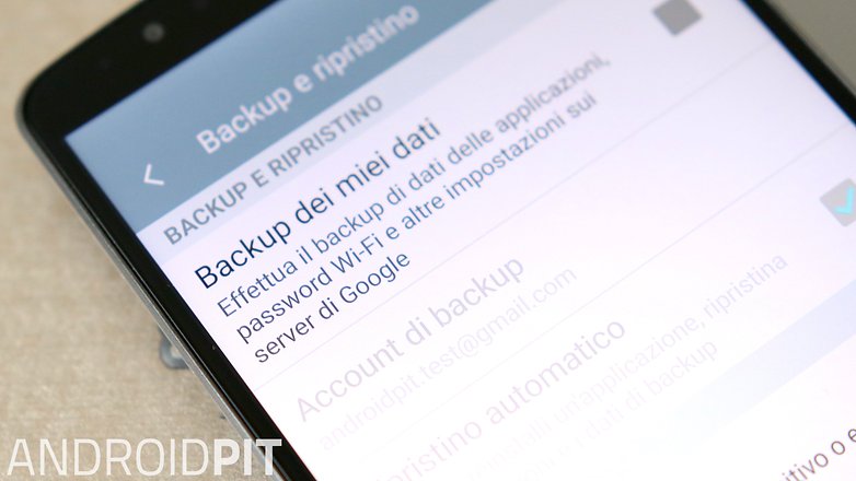 Androidpit backup data