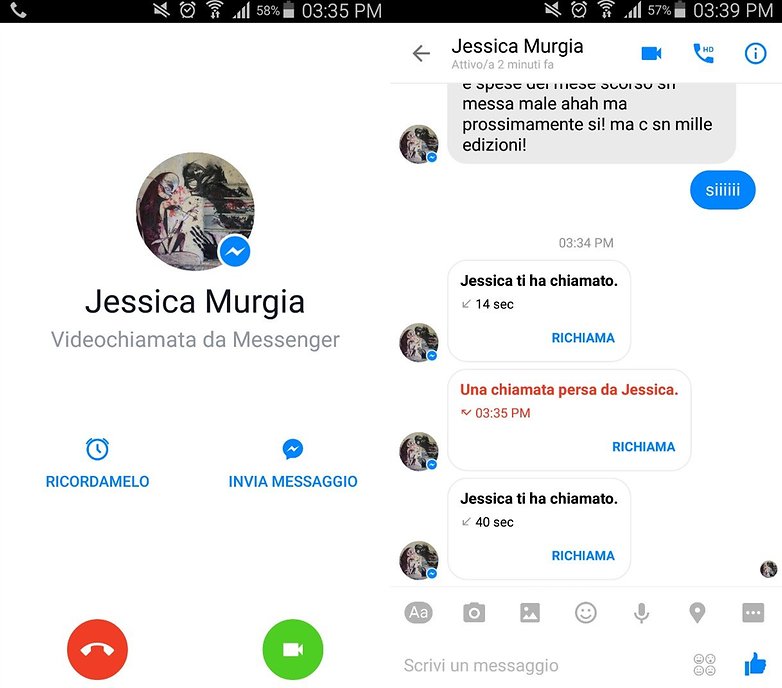 Facebook messenger ITA