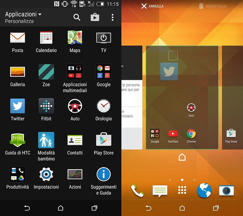 HTCOneM9 appsdrawer