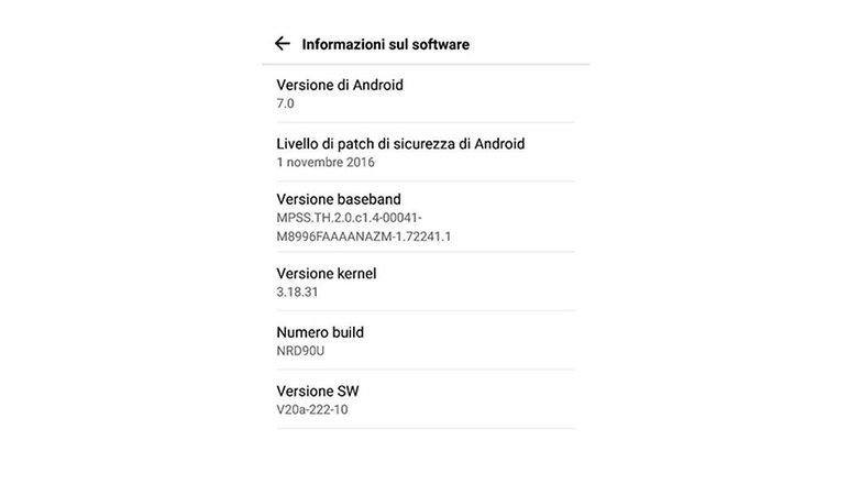 LGG5 nougat screenshot