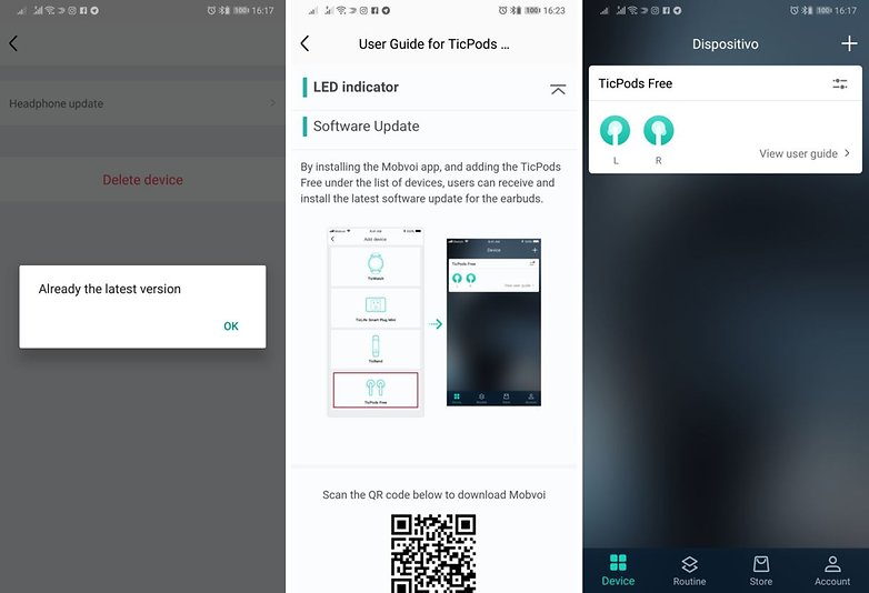 Mobvoi TicPods app