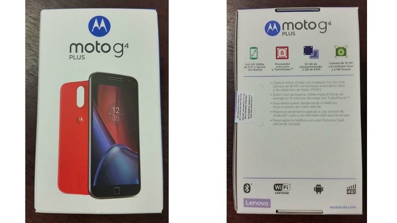 MotoG4Plus box
