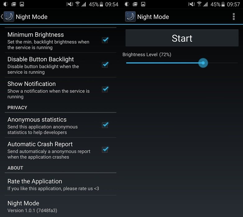 Night Mode