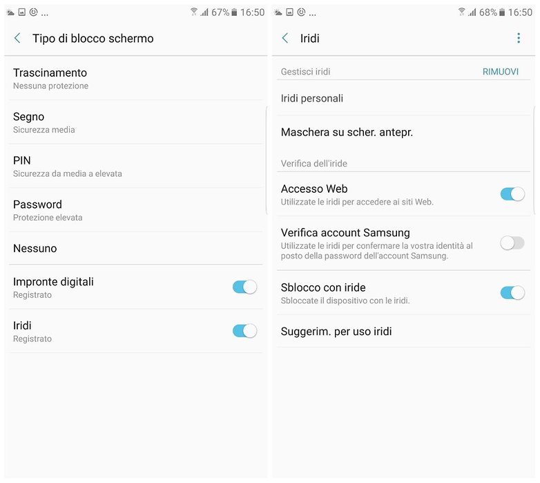 Note 7 iride 2
