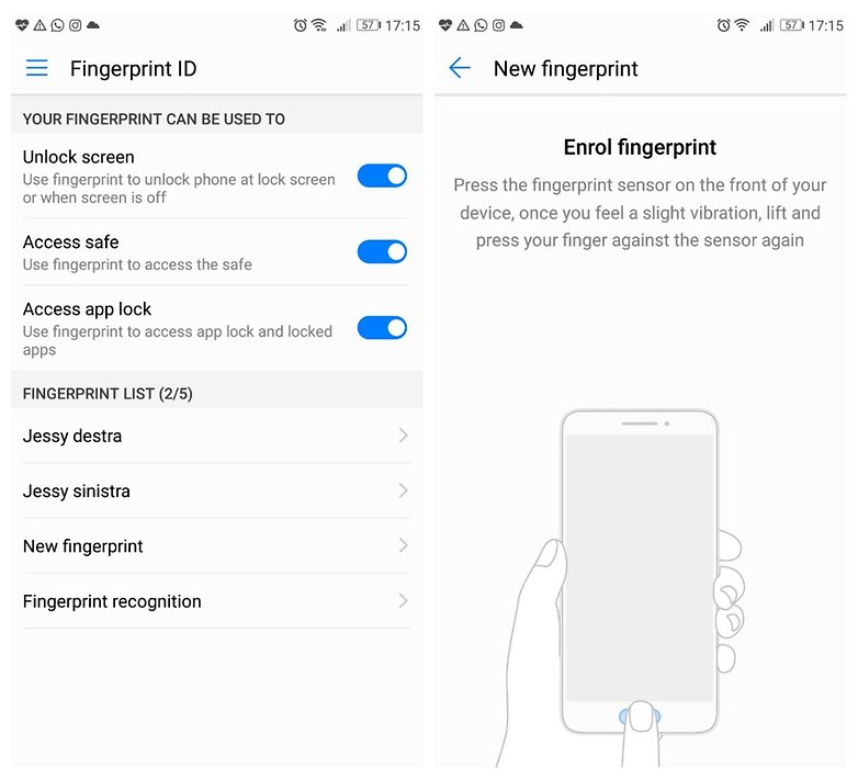 P10 fingerprint EN