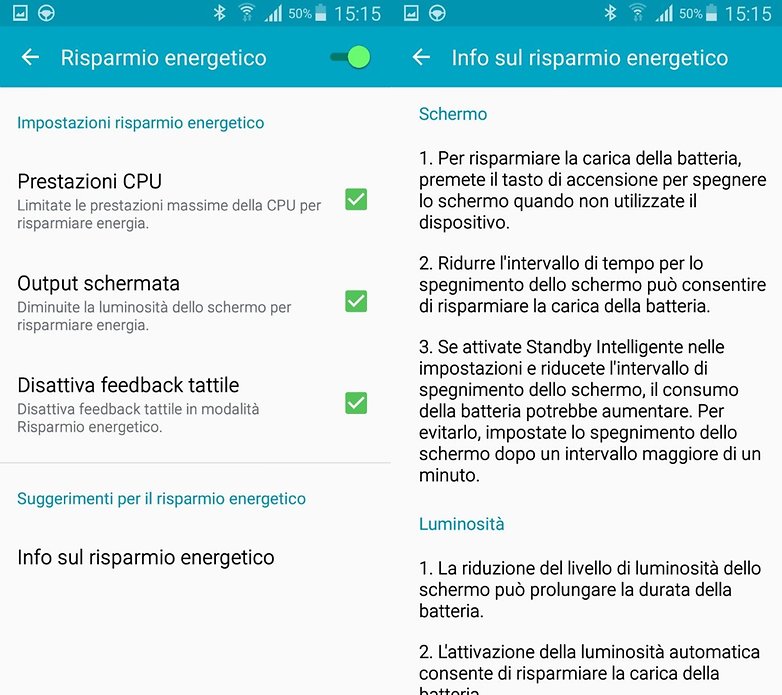 S4 batteria