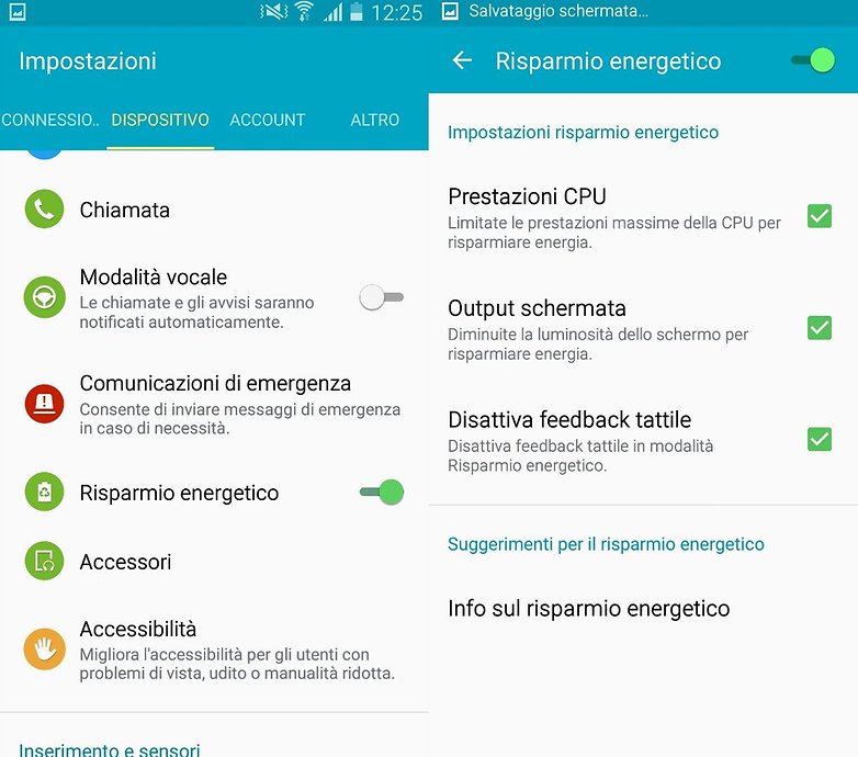 S4 risparmio energetico