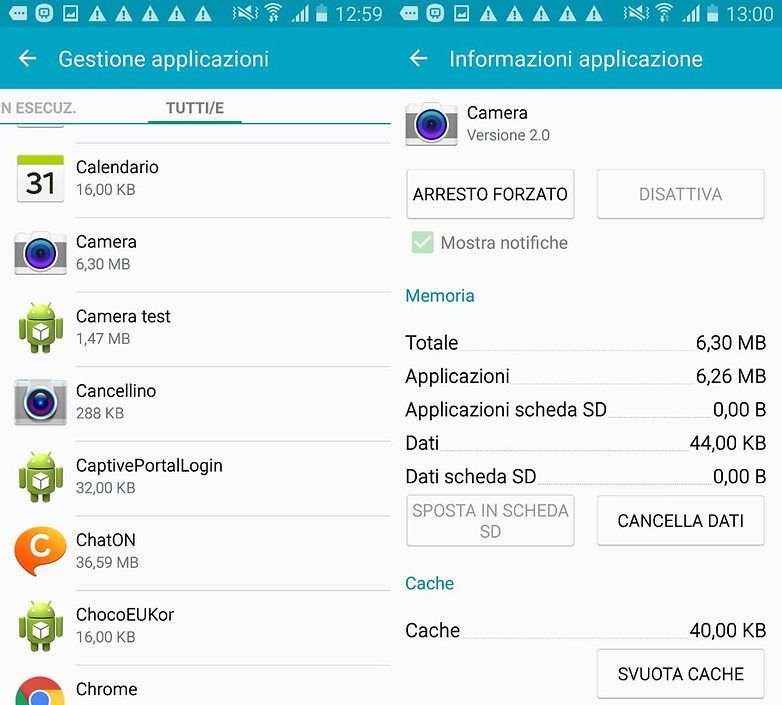 Sasmung Galaxy S4 problems camera