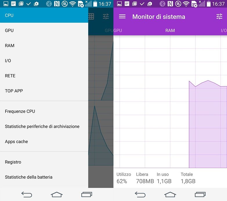System monitor screenshot