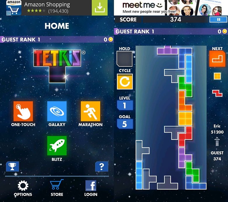Tetris screenshot