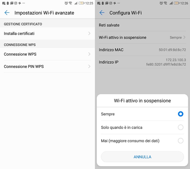 WIFi attivo