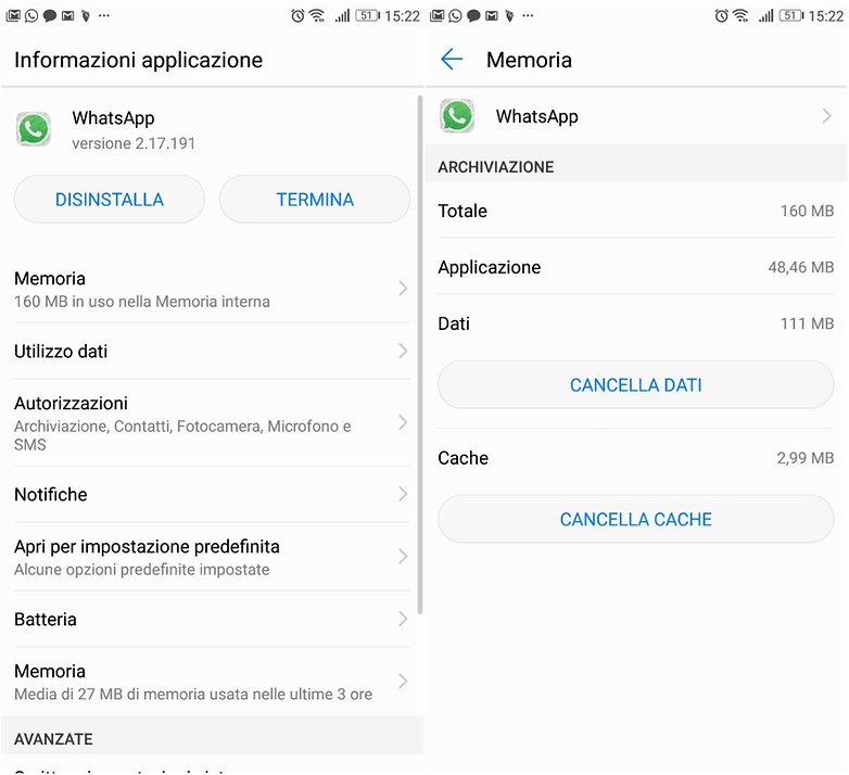 Whatapp cache