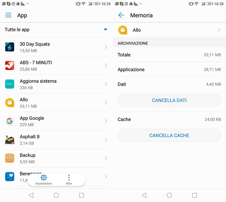 app cache