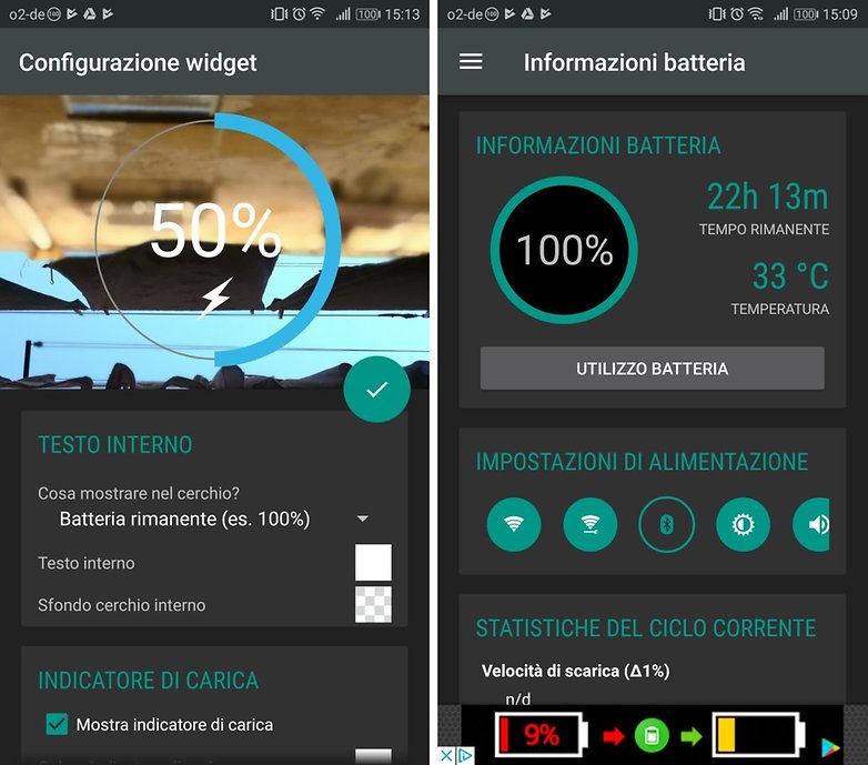 battery widget