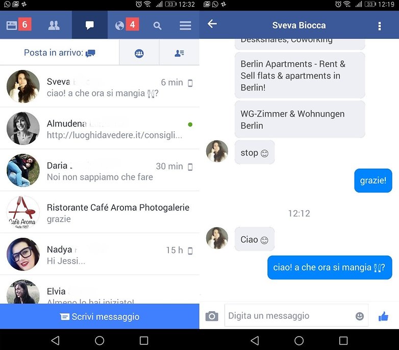facebook lite msg
