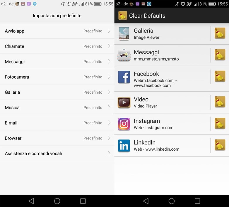 impost predefinite lista