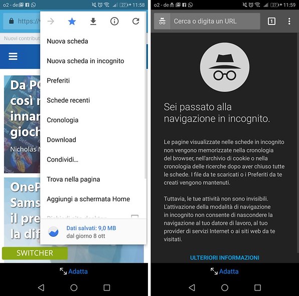 SCARICARE NAVIGAZIONE IN INCOGNITO