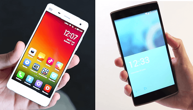 OnePlus One vs Xiaomi Mi4: cinesi a confronto