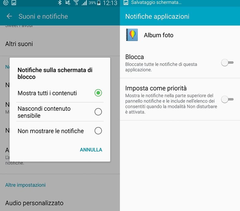 s4 impostazioni