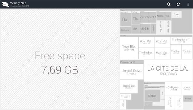 memory map one android storage