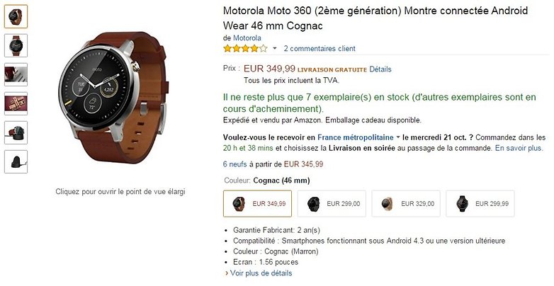 3 raisons de ne pas acheter une smartwatch android wear prix image 00