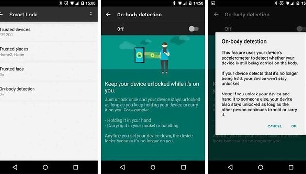 On-Body Detection (Smart Lock) : le garde du corps rêvé sous Android 5.0+