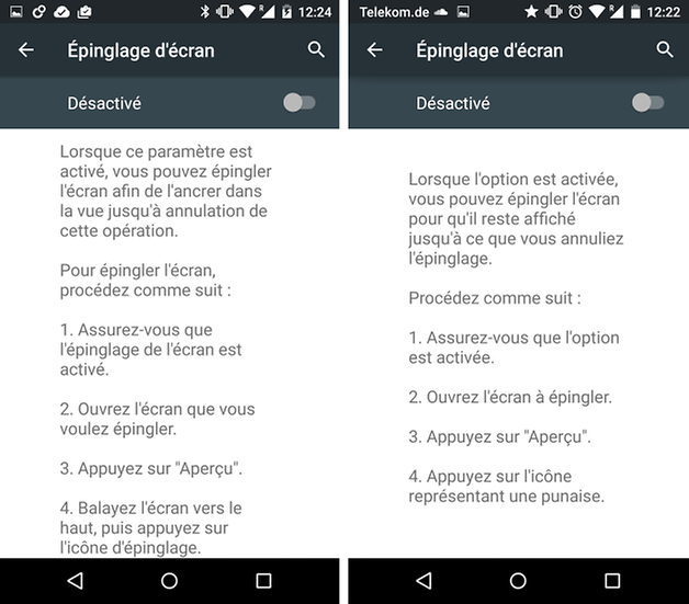 android 5 1 vs android 5 0 epinglage de l ecran images 00