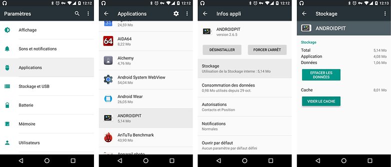 android erreur application cesse fonctionner solutions vider cache image 00