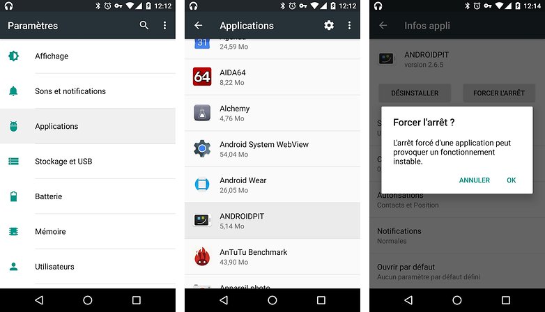 android erreur application cesse fonctionner solutions vider cache image 02
